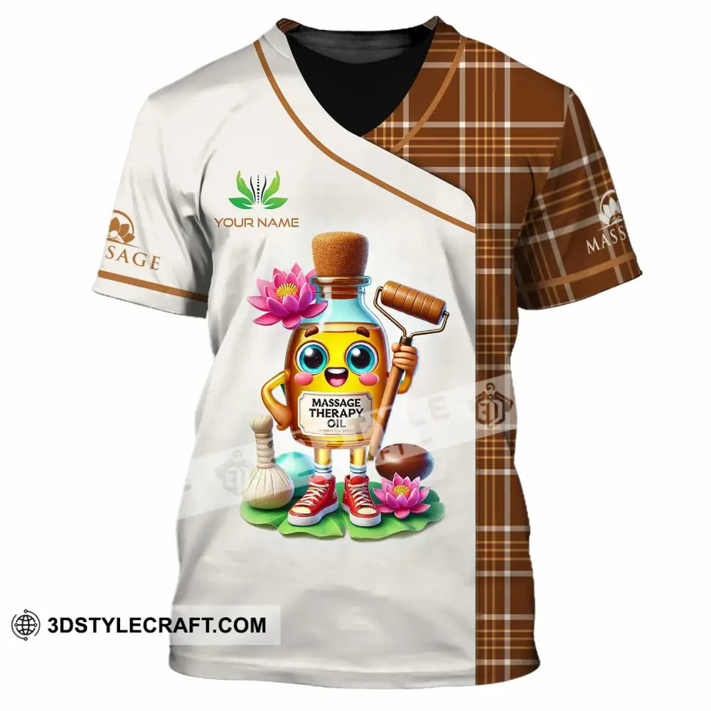 Unisex Shirt - Custom Text Massage Therapy Oils T-Shirt / S T-Shirt