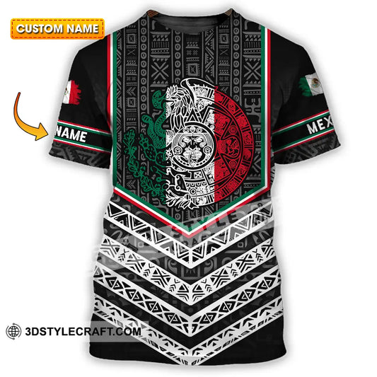 Unisex Shirt - Custom Text Shirt Mexico Aztec Shirt T-shirt