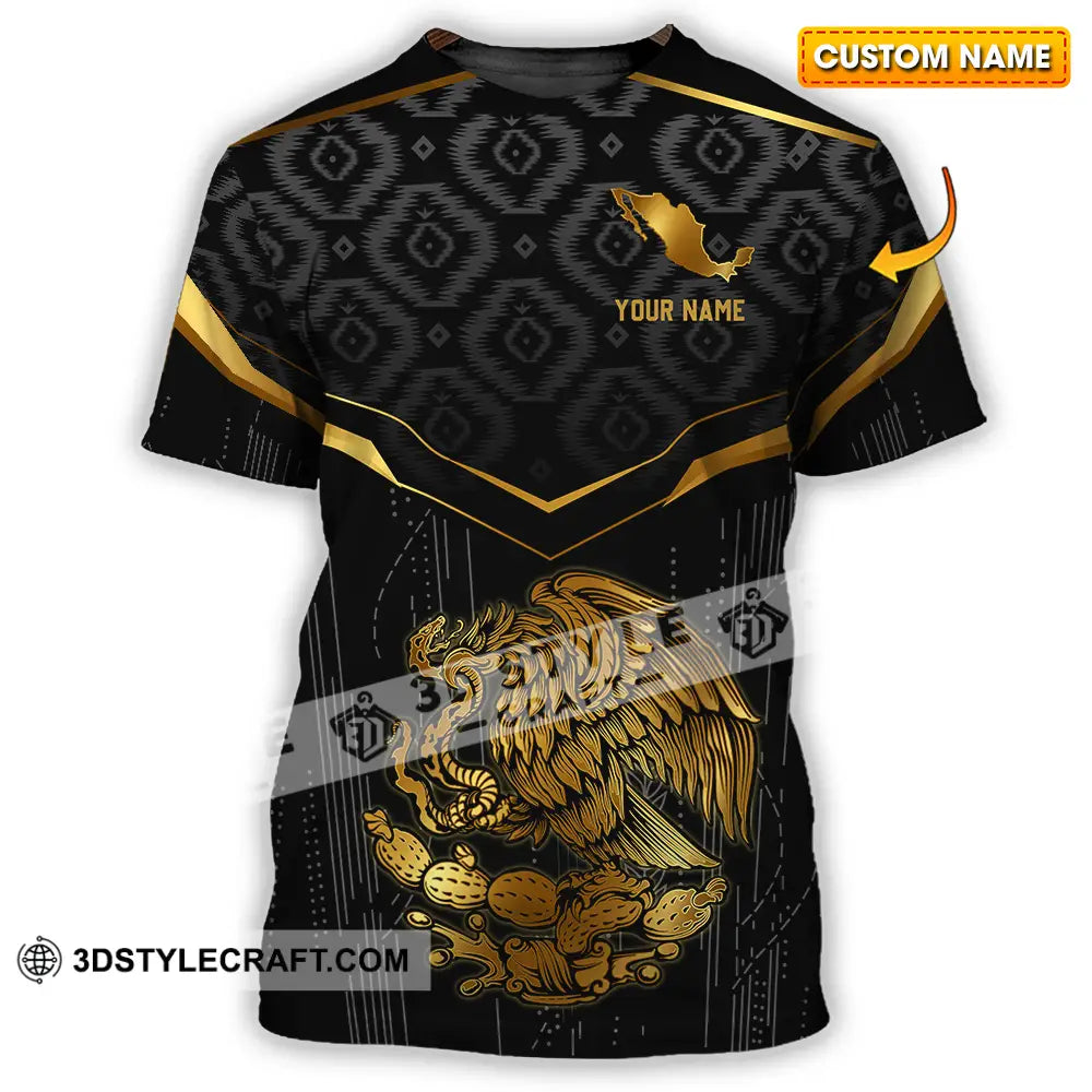 Unisex Shirt - Custom Text Shirt Mexico Fire Graphic Classic Shirt T-shirt