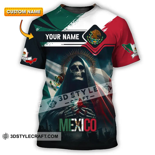 Unisex Shirt - Custom Text Shirt, Mexico Shirt style option 1