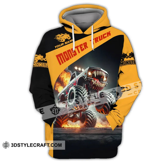 Unisex Shirt - Custom Text Shirt Monster Truck style option 2
