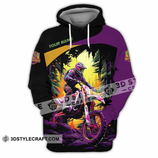 Unisex Shirt - Custom Text Shirt, Motocross Shirt style option 4