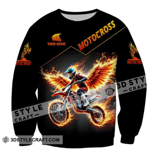 Unisex Shirt - Custom Text Shirt Motocross style option 4