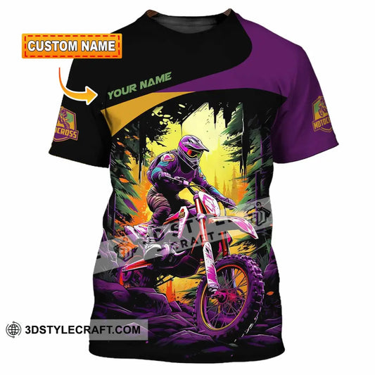 Unisex Shirt - Custom Text Shirt Mountain Bike Shirt T-shirt