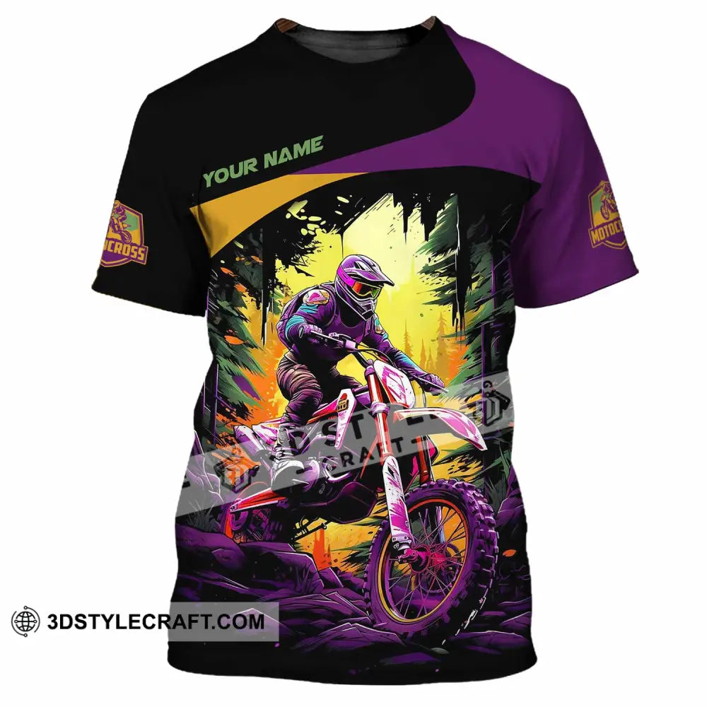 Unisex Shirt - Custom Text Shirt Mountain Bike Shirt T-Shirt / S T-shirt