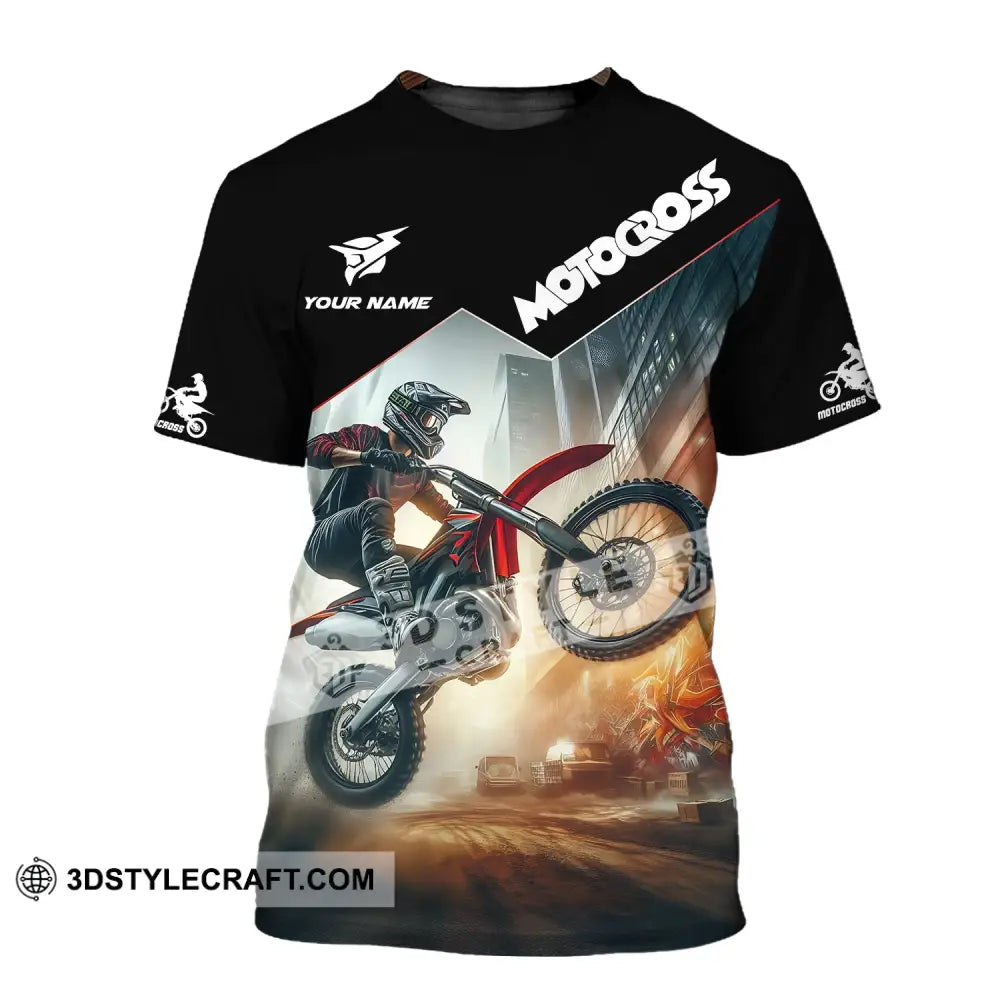 Unisex Shirt - Custom Text Motocross T-Shirt / S T-Shirt