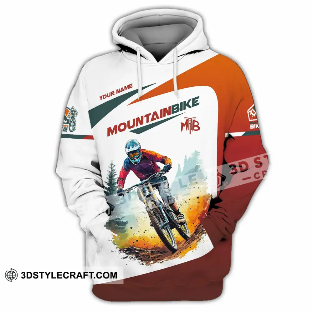 Unisex Shirt - Custom Text Shirt Mountain Bike Shirt Hoodie / S T-shirt