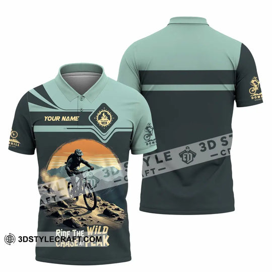 Unisex Shirt - Custom Text Shirt, Mountain Bike Ride The Wind style option 2