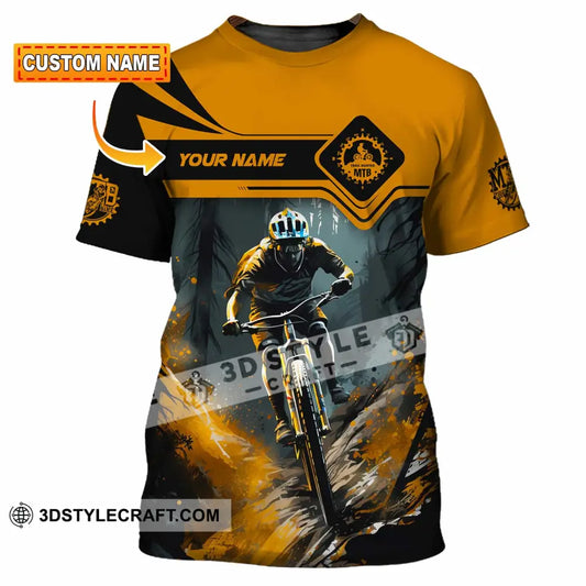 Unisex Shirt - Custom Text Shirt Mountain Bike Shirt T-shirt
