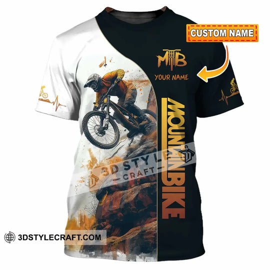 Unisex Shirt - Custom Text Shirt Mountain Bike style option 1