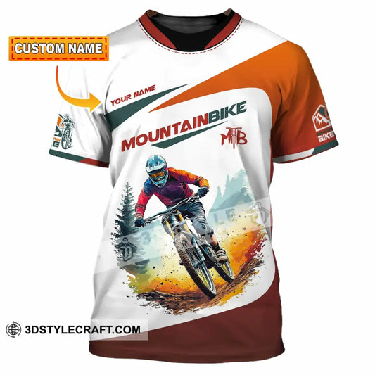 Unisex Shirt - Custom Text Shirt Mountain Bike Shirt T-shirt