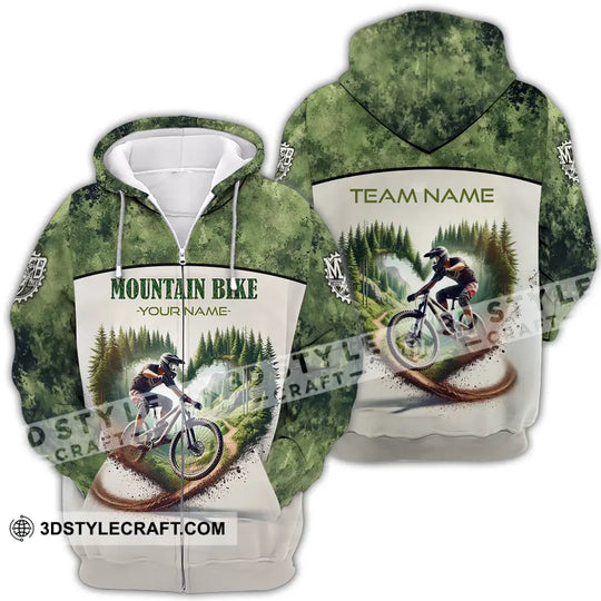 Unisex Shirt - Custom Text Shirt, Mountain Bike Shirt style option 4