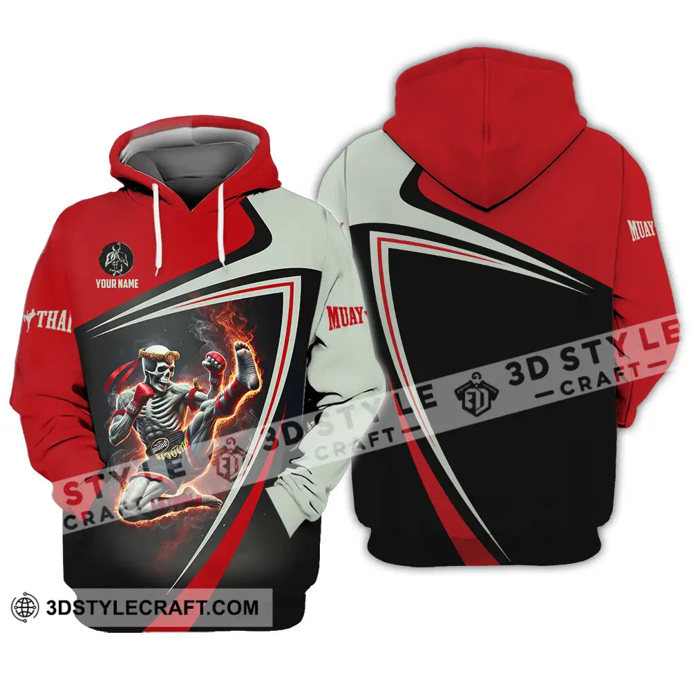 Unisex Shirt - Custom Text Muay Thai Hoodie / S T-Shirt