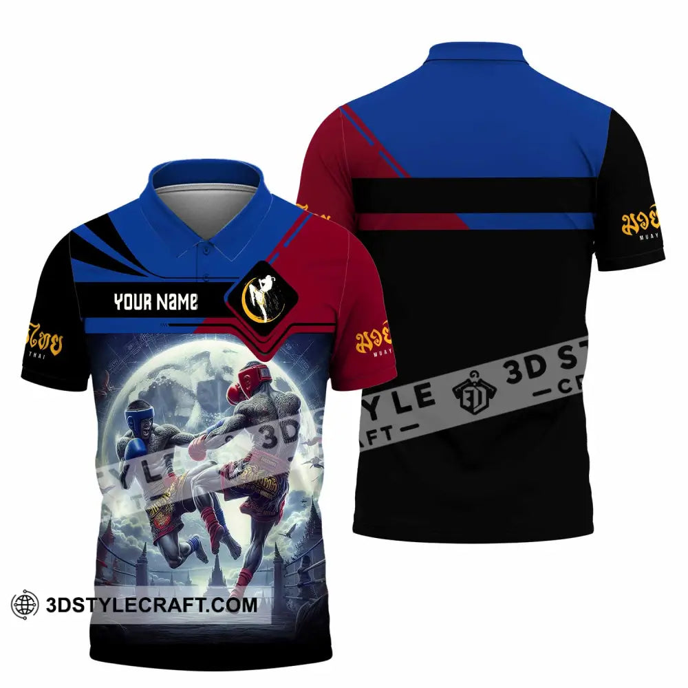 Unisex Shirt - Custom Text Shirt Muay Thai Shirt Polo Shirt / S T-shirt