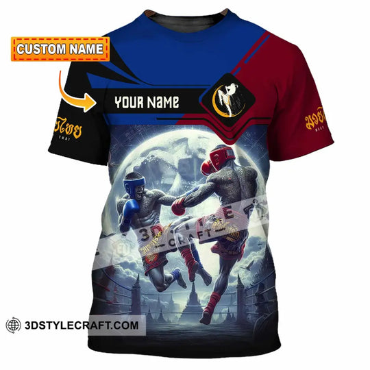 Unisex Shirt - Custom Text Shirt, Muay Thai Shirt style option 1