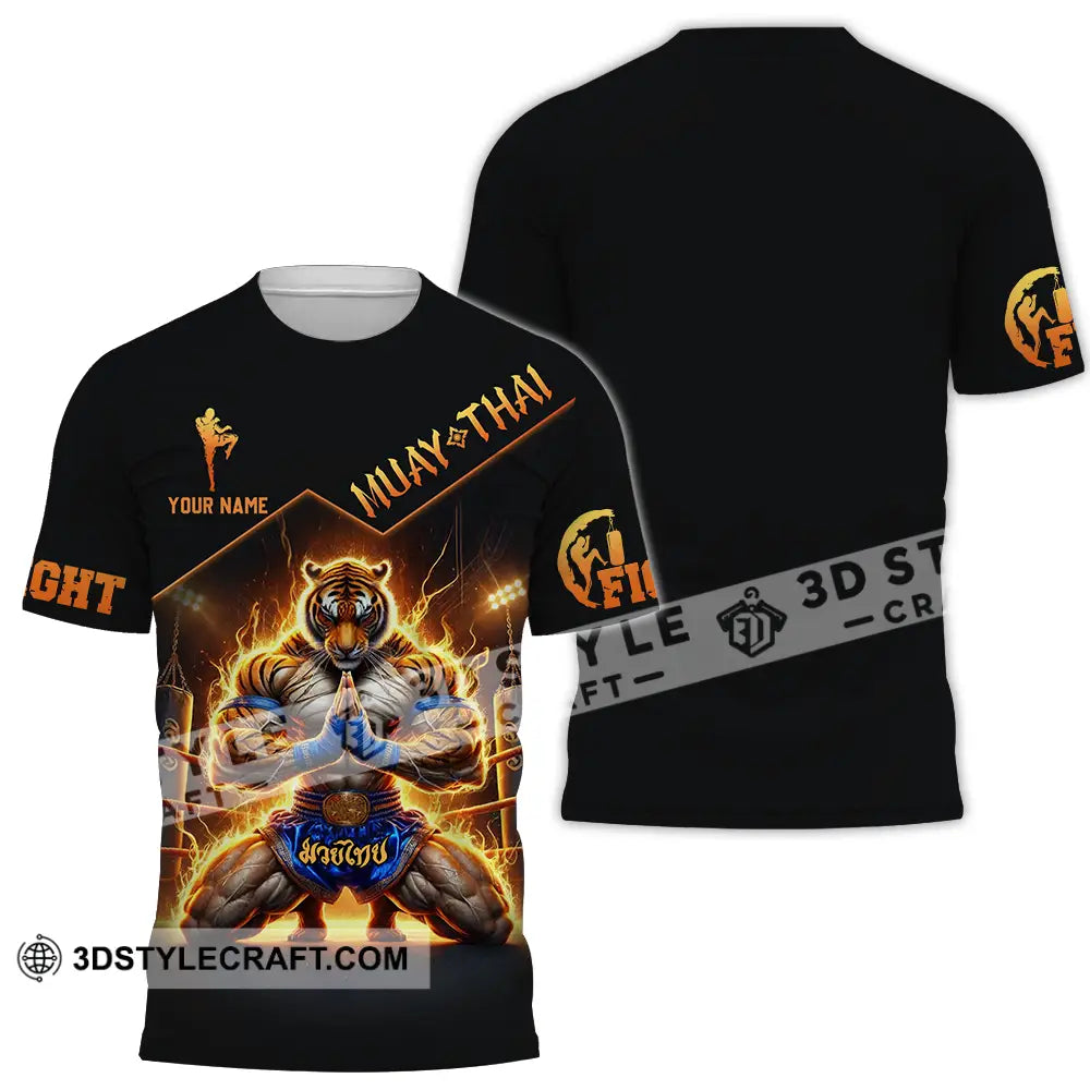Unisex Shirt - Custom Text Muay Thai T-Shirt