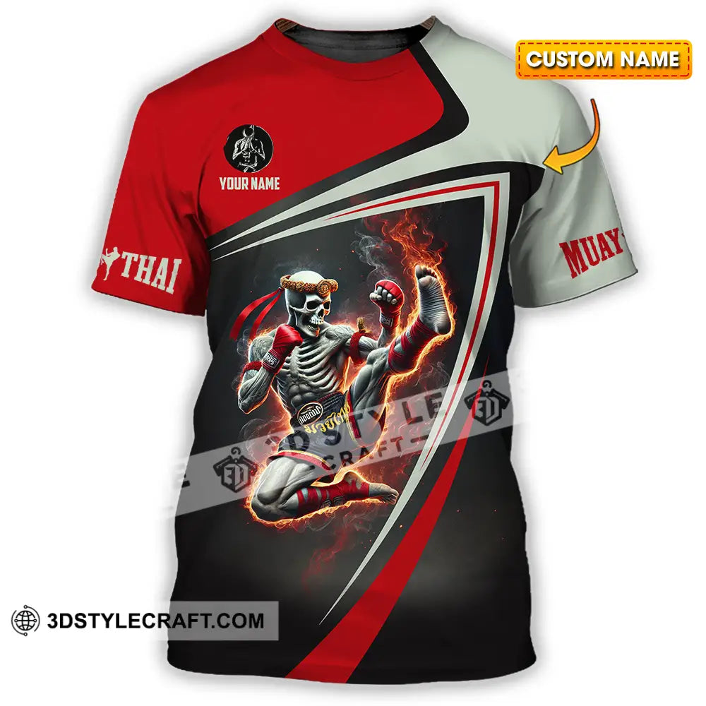 Unisex Shirt - Custom Text Muay Thai T-Shirt