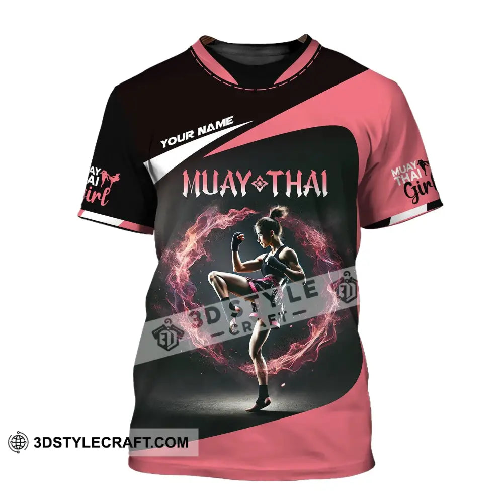 Unisex Shirt - Custom Text Muay Thai T-Shirt / S T-Shirt