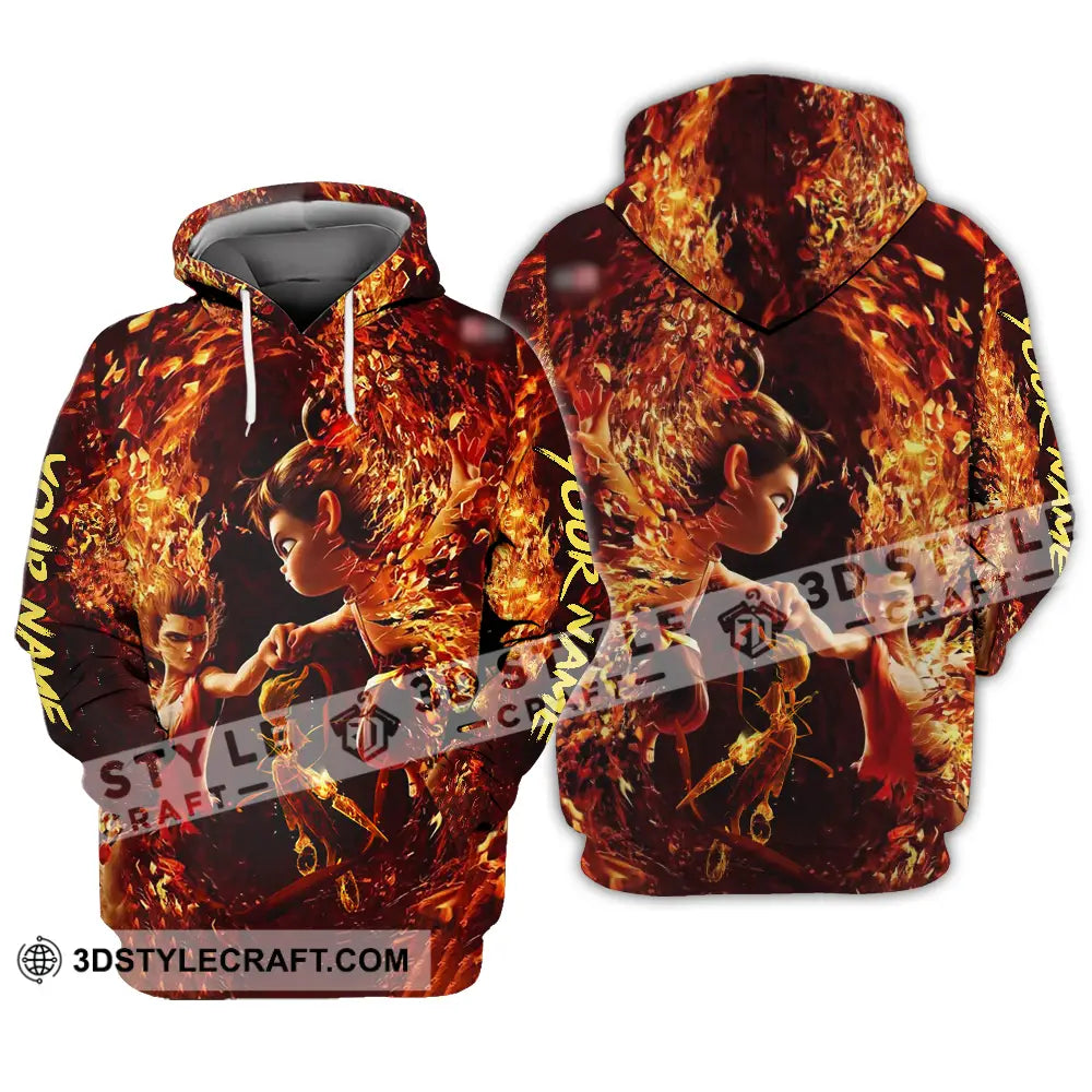 Unisex Shirt - Custom Text Shirt Ne Zha Shirt Hoodie / S T-shirt