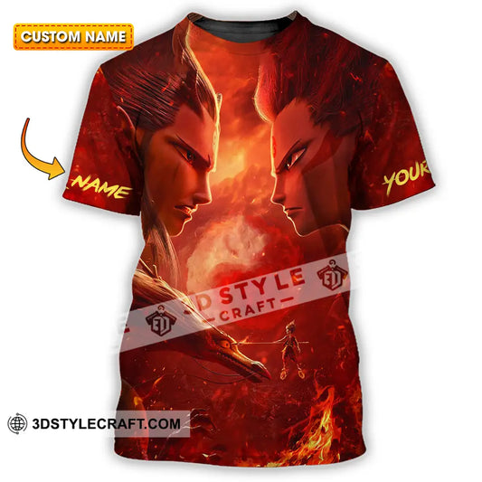 Unisex Shirt - Custom Text Shirt Ne Zha Shirt T-shirt