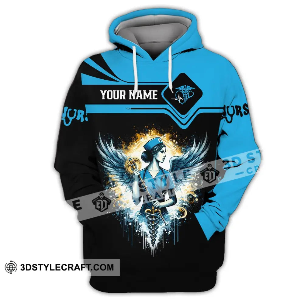 Unisex Shirt - Custom Text Nurse Hoodie / S T-Shirt