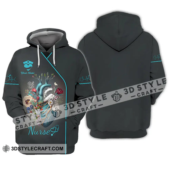 Unisex Shirt - Custom Text Nursing Shirt, Nurse Life style option 3