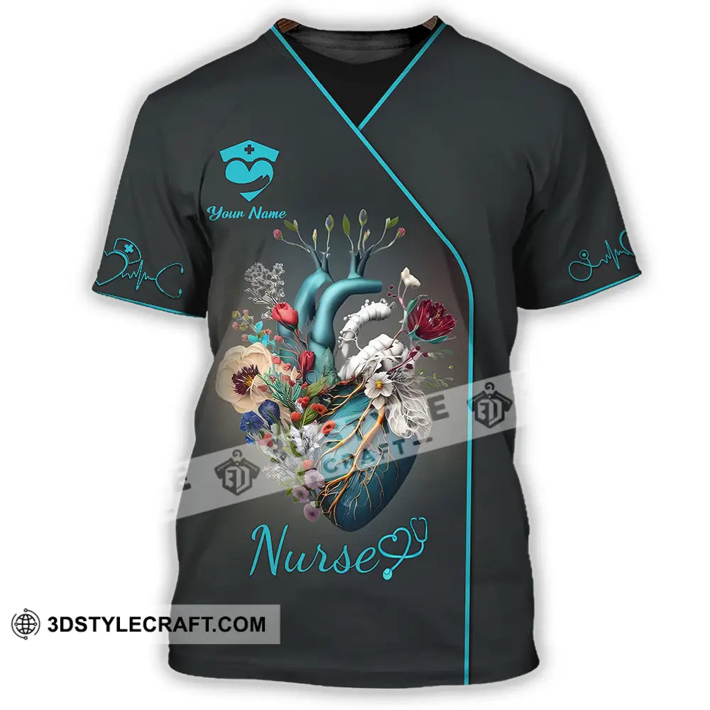 Unisex Shirt - Custom Text Nursing Shirt Nurse Life T-Shirt / S T-shirt