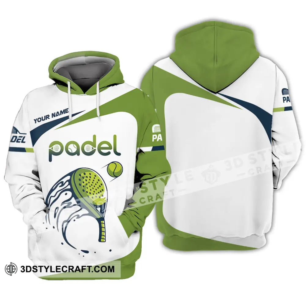 Unisex Shirt - Custom Text Shirt Padel Shirt Hoodie / S T-shirt