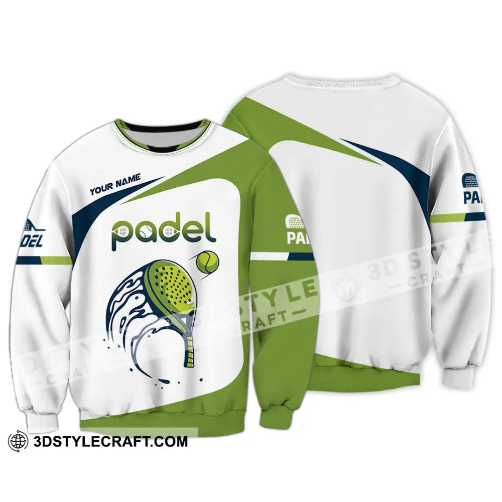 Unisex Shirt - Custom Text Shirt Padel Shirt Long Sleeve / S T-shirt