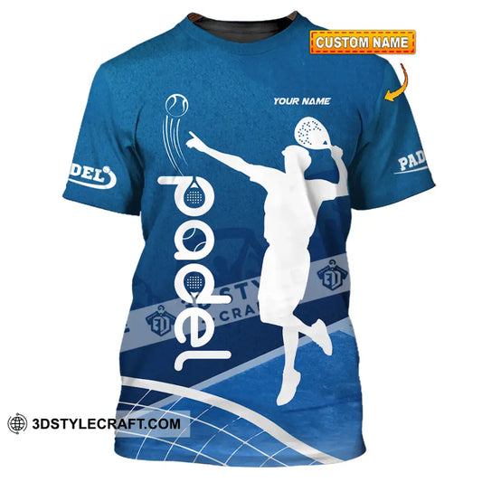 Unisex Shirt - Custom Text Shirt Padel Shirt T-shirt