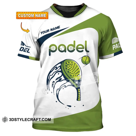 Unisex Shirt - Custom Text Shirt, Padel Shirt style option 1