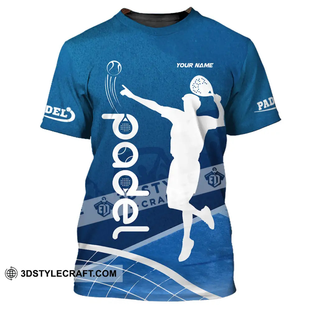 Unisex Shirt - Custom Text Shirt Padel Shirt T-Shirt / S T-shirt