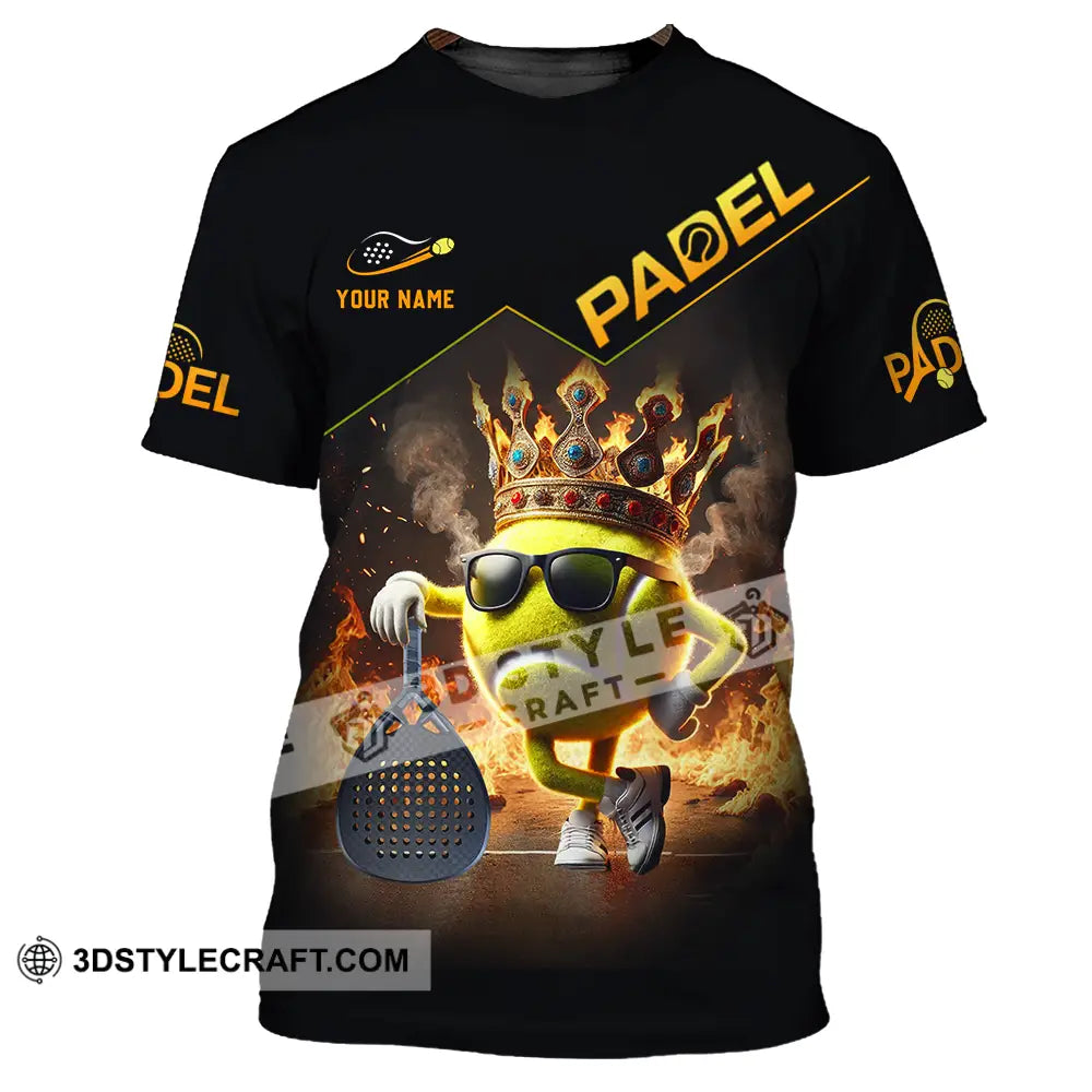 Unisex Shirt - Custom Text Padel T-Shirt / S T-Shirt