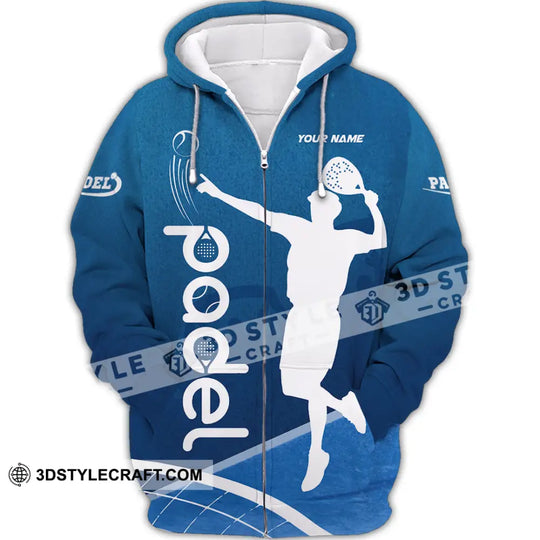 Unisex Shirt - Custom Text Shirt, Padel Shirt style option 2