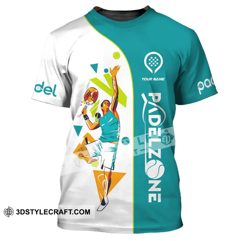Unisex Shirt - Custom Text Shirt Padel Zone Shirt T-Shirt / S T-shirt