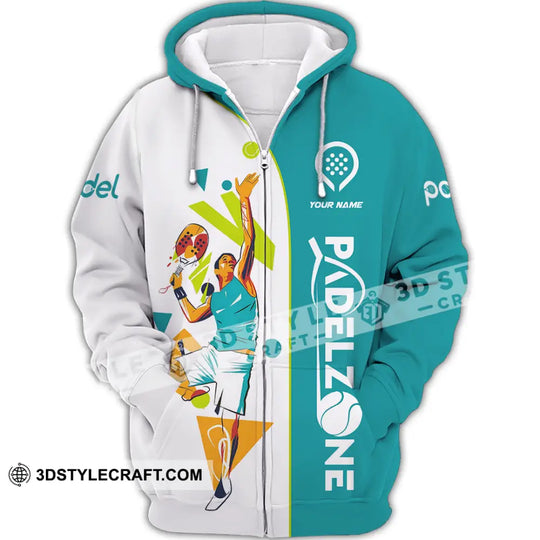 Unisex Shirt - Custom Text Shirt, Padel Zone Shirt style option 2