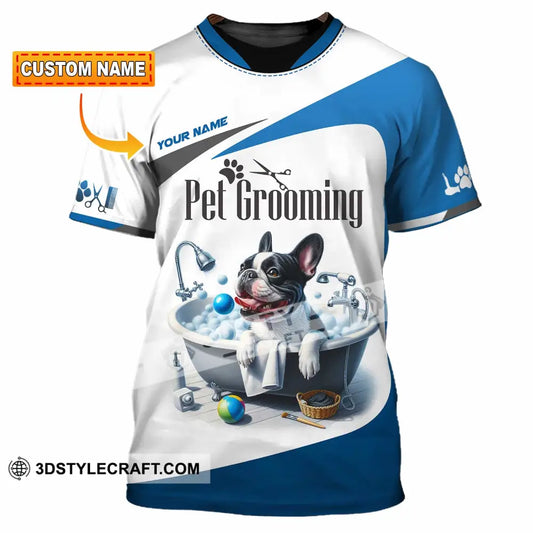 Unisex Shirt - Custom Text Shirt Pet Grooming Shirt T-shirt