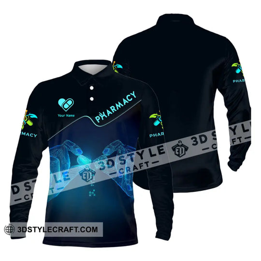 Unisex Shirt - Custom Text Shirt Pharmacy style option 3