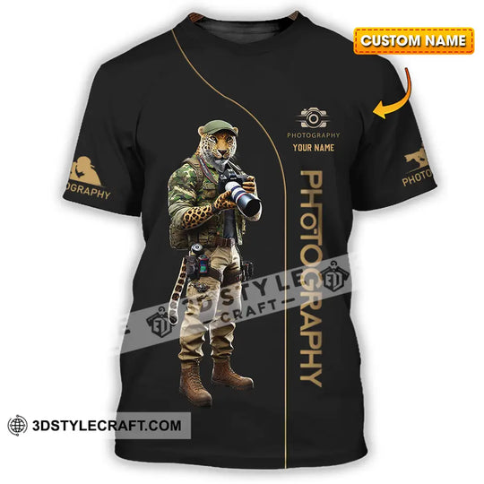 Unisex Shirt - Custom Text Shirt Photographer style option 1