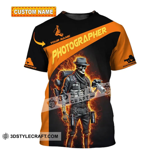 Unisex Shirt - Custom Text Shirt Photographer style option 1