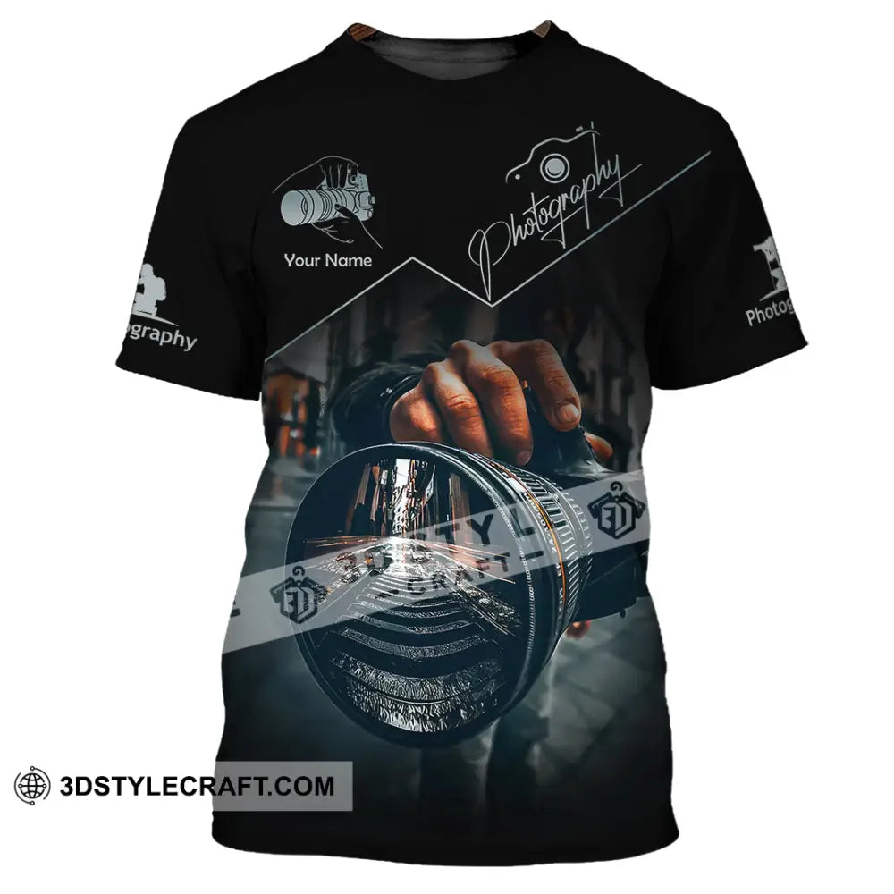 Unisex Shirt - Custom Text Shirt Photographer Shirt T-Shirt / S T-shirt