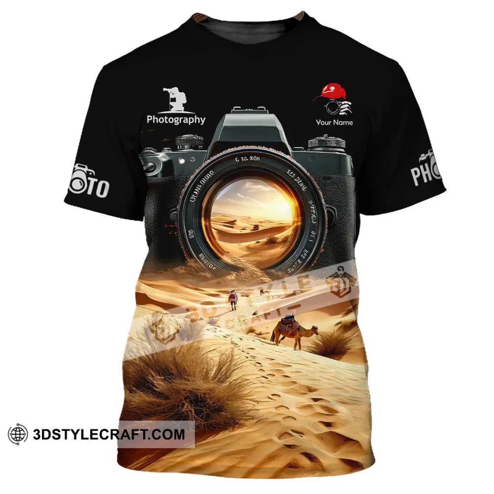 Unisex Shirt - Custom Text Shirt Photographer Shirt T-Shirt / S T-shirt