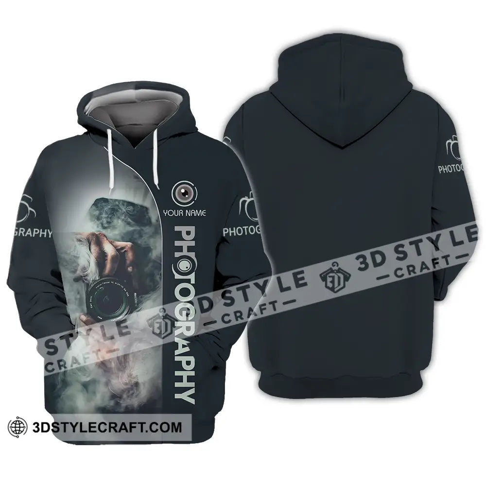 Unisex Shirt - Custom Text Photography Hoodie / S T-Shirt