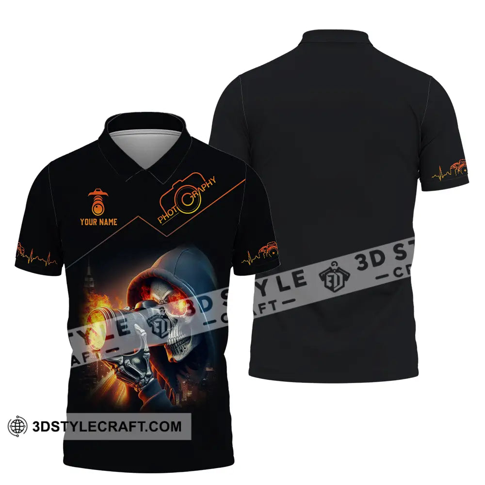 Unisex Shirt - Custom Text Shirt Photography Shirt Polo Shirt / S T-shirt