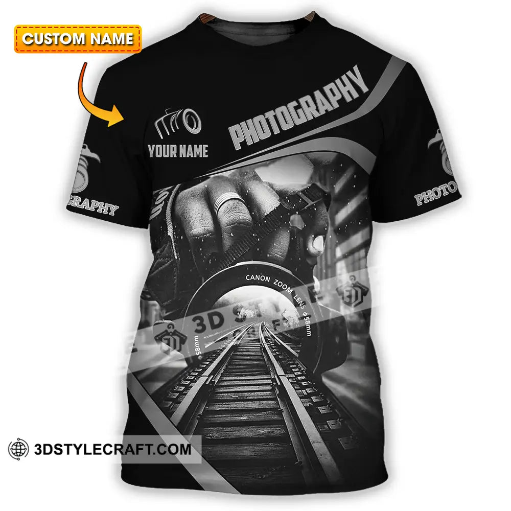 Unisex Shirt - Custom Text Photography T-Shirt