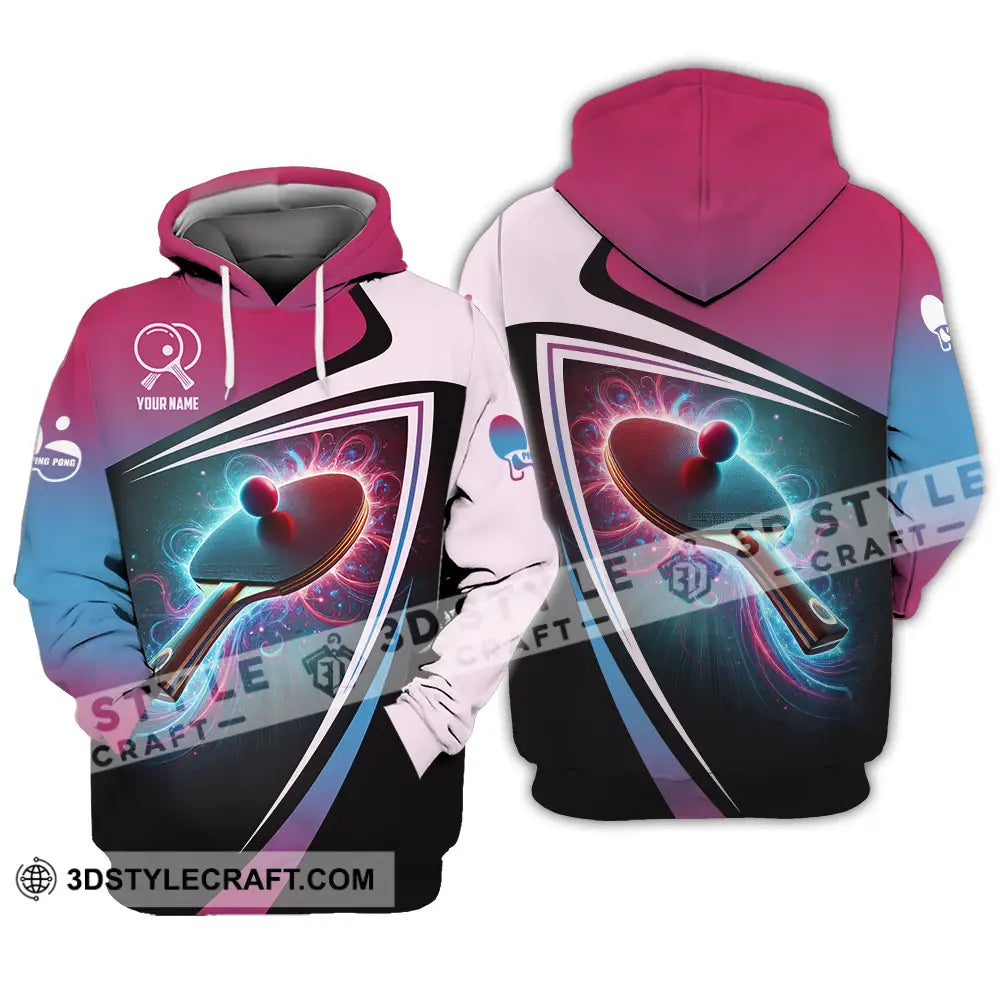 Unisex Shirt - Custom Text Shirt Ping Pong Shirt Hoodie / S T-shirt