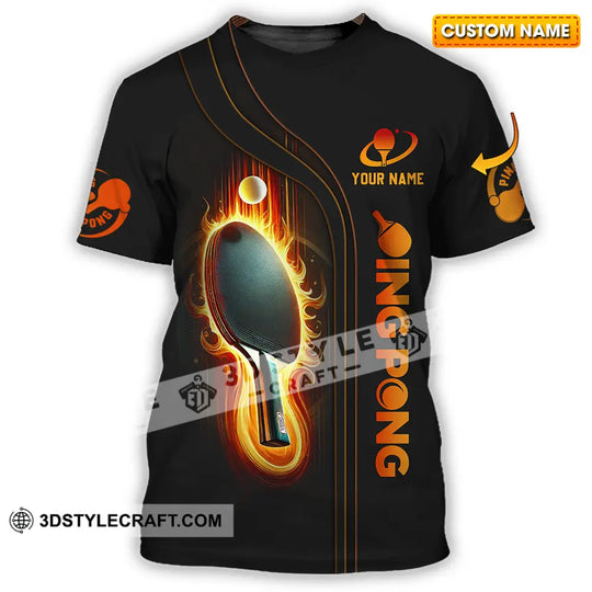 Unisex Shirt - Custom Text Shirt, Ping Pong Shirt style option 1