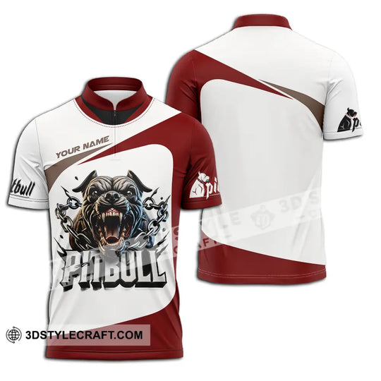 Unisex Shirt - Custom Text Shirt Pitbull style option 2