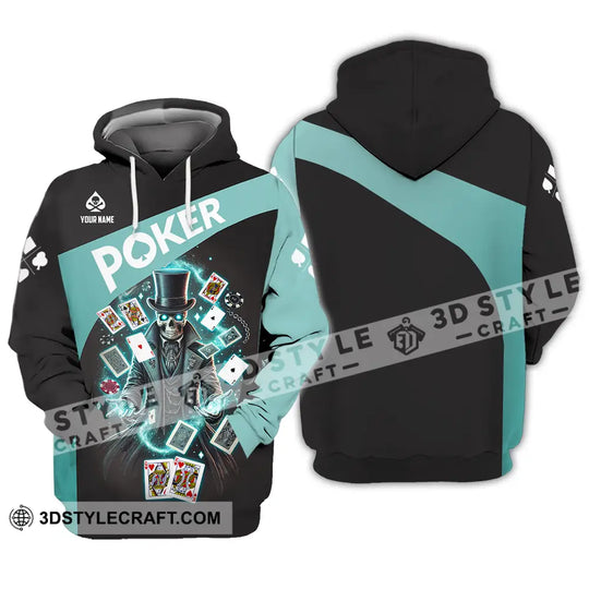 Unisex Shirt - Custom Text Shirt Poker style option 3