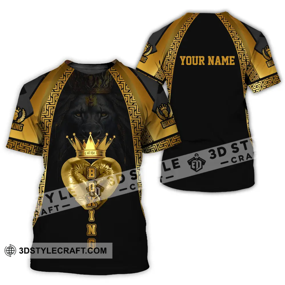 Unisex Shirt - Custom Text Shirt Royal Boxing Shirt T-Shirt / S T-shirt